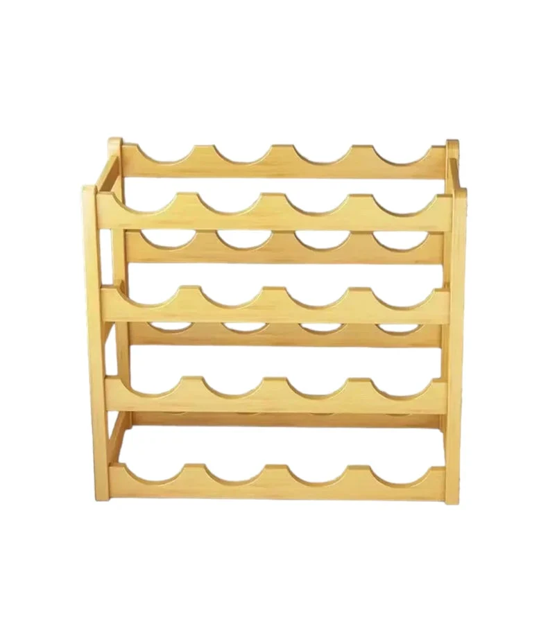Casier à bouteilles en bois