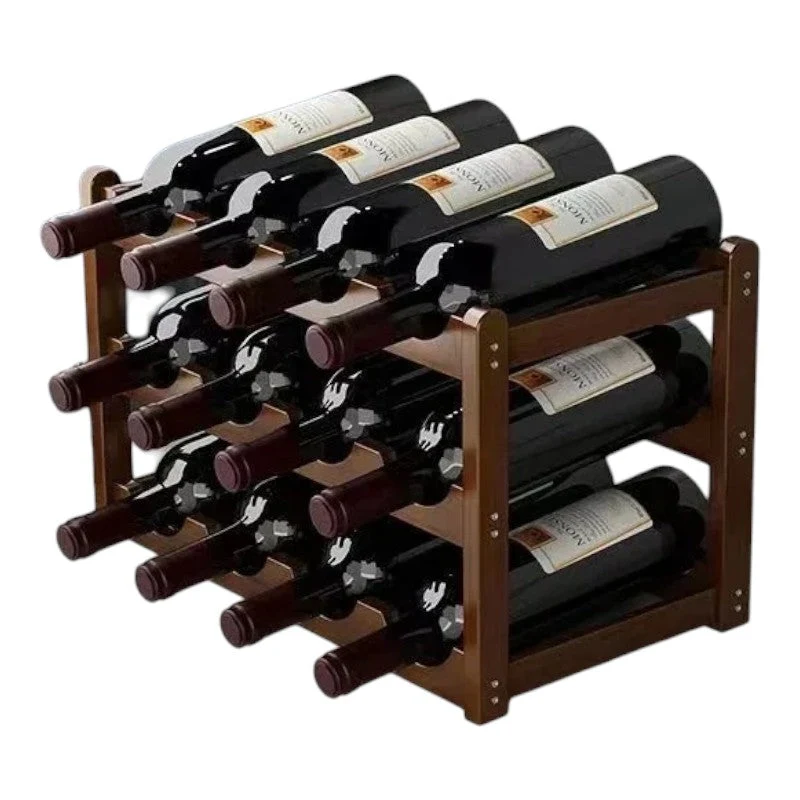 Casier à bouteilles en bois