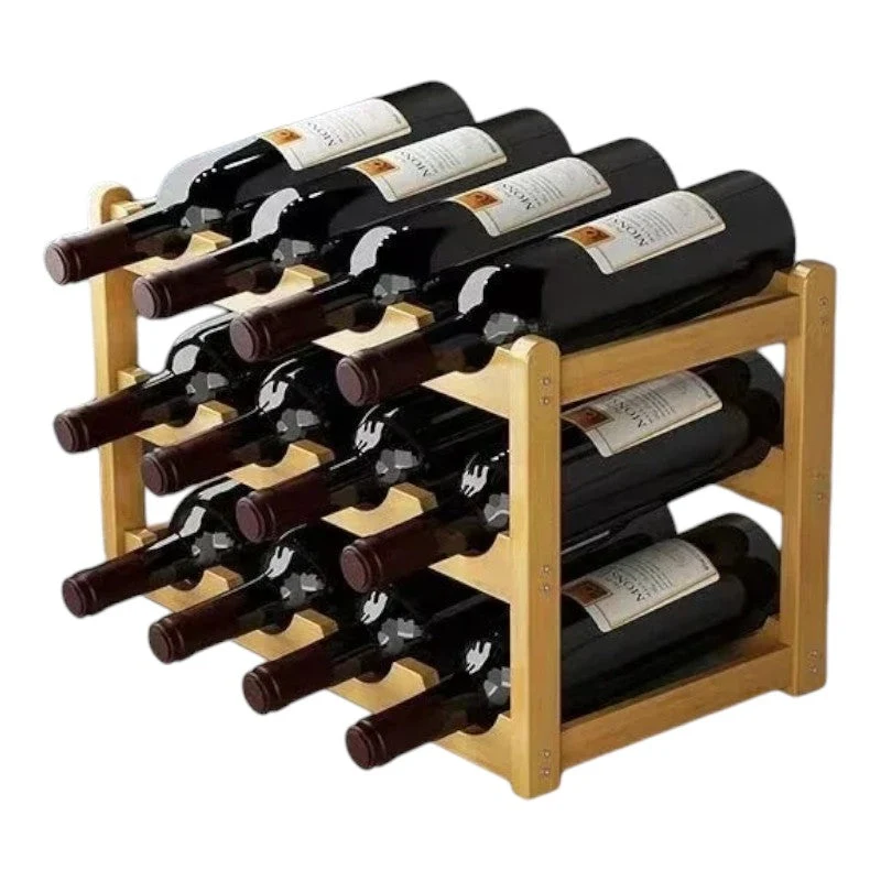 Casier à bouteilles en bois