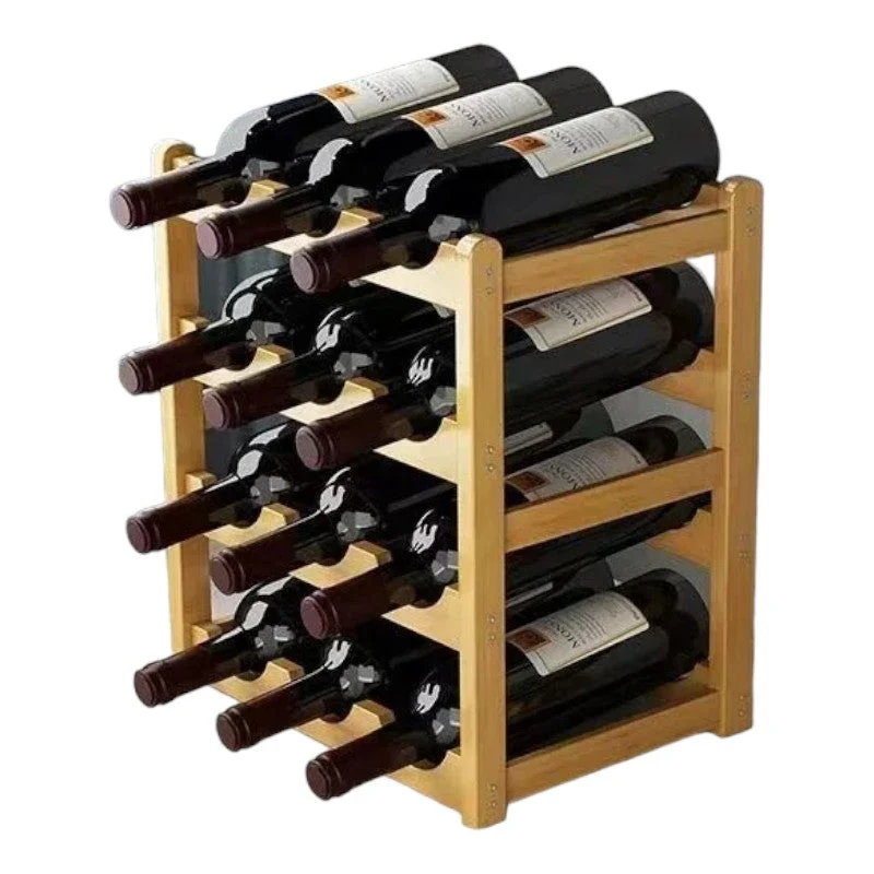 Casier à bouteilles en bois