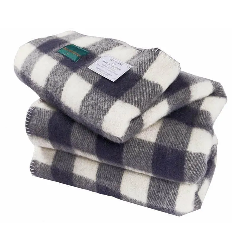 Plaid pure laine écologique 400g écossais