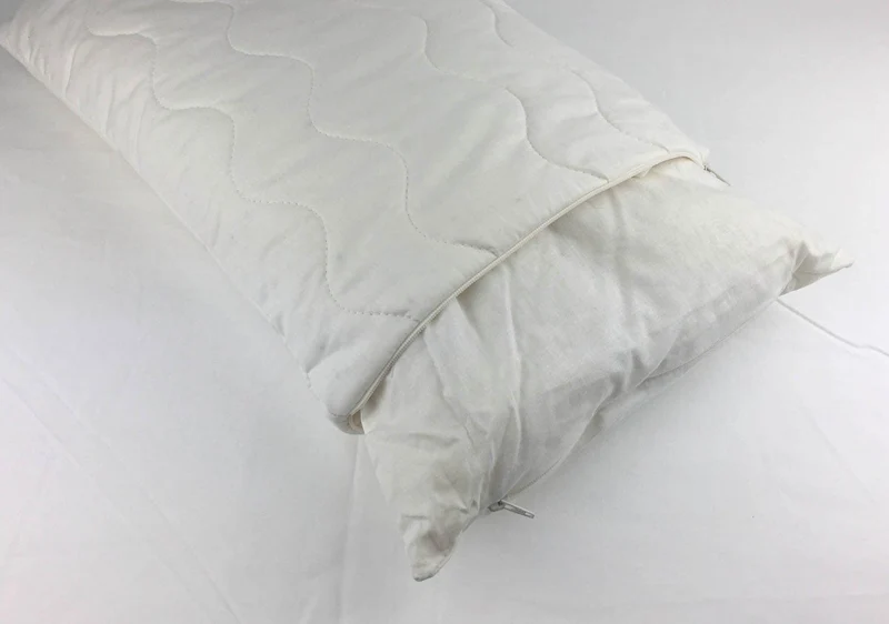Pack Couette Bi-matière coton et laine bio 4 saisons Edelweiss + oreillers