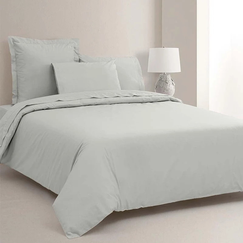 Drap plat en percale de coton