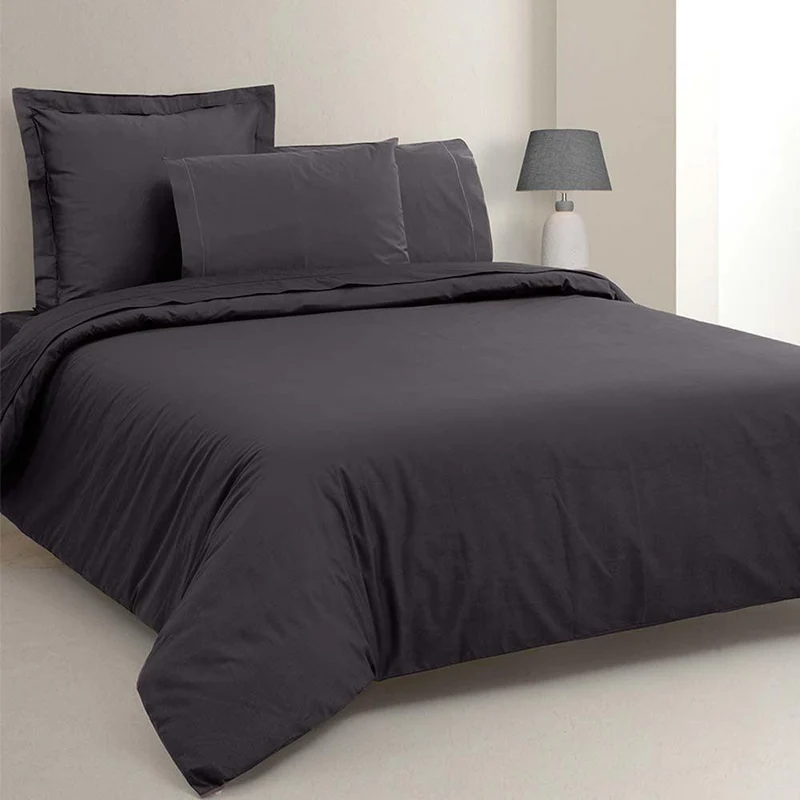 Drap plat en percale de coton