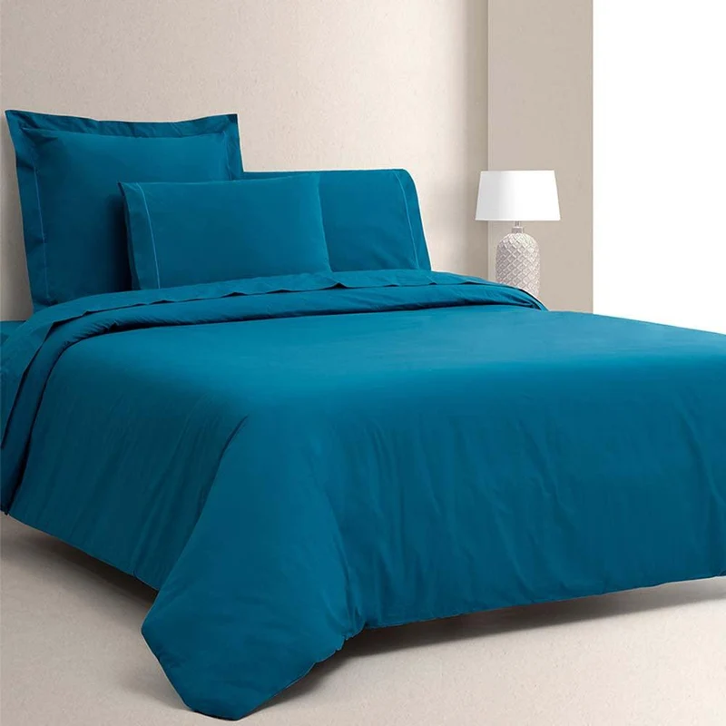 Drap plat en percale de coton