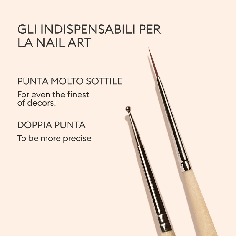 Duo Dotting Tool & Pinceau Nail Art Liner