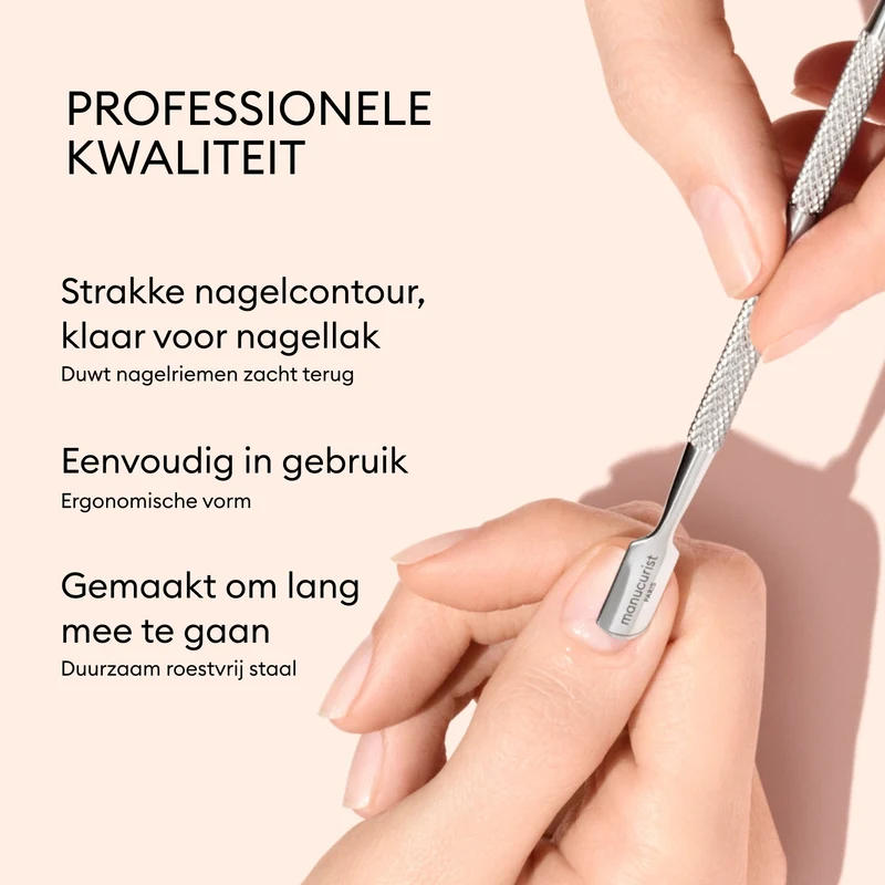 Pousse-cuticules en acier
