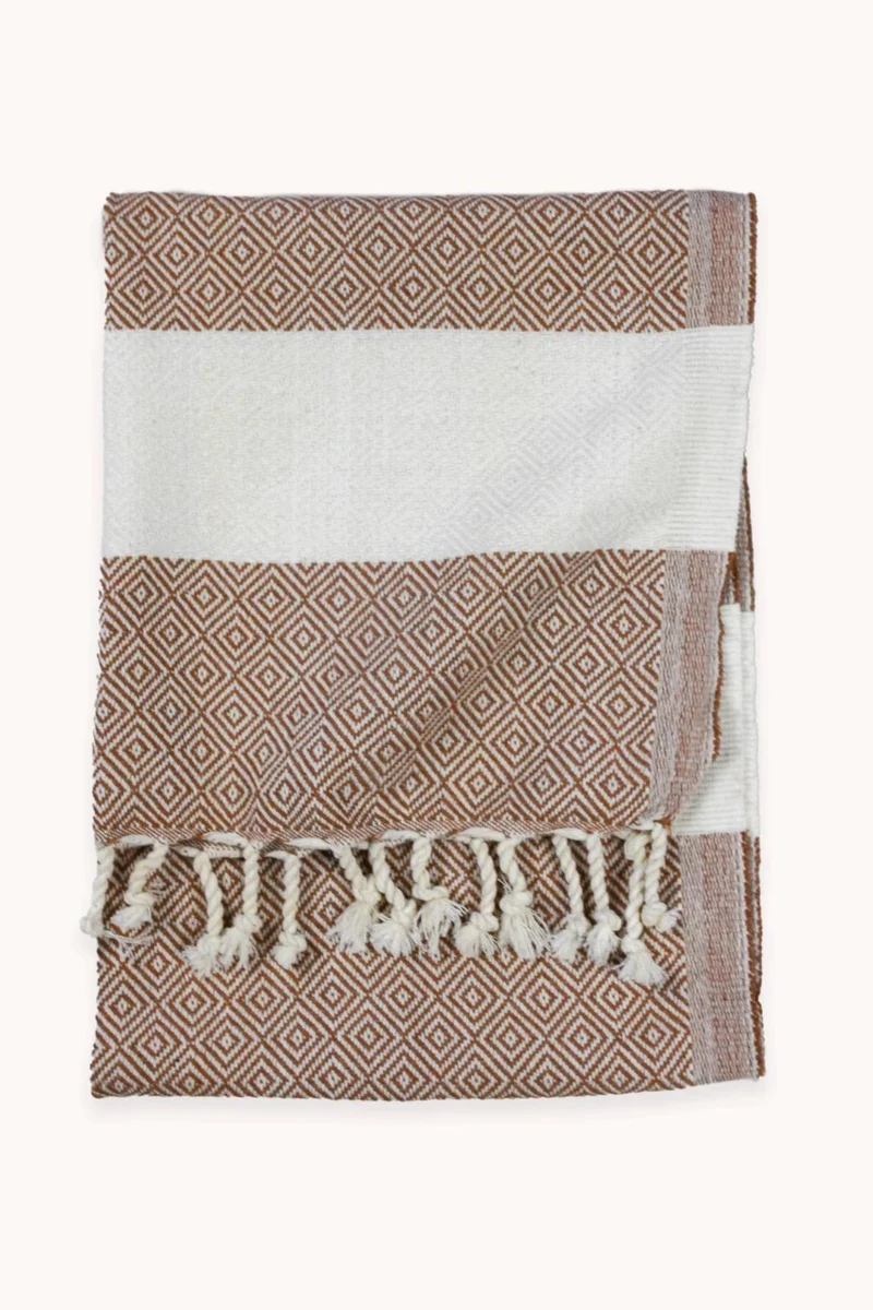 Serviette pour le corps - Diamant - Amande - Pokoloko