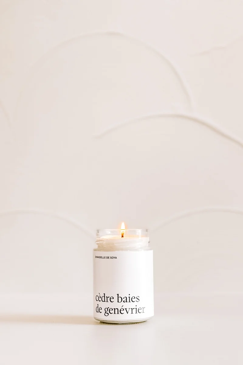 CHANDELLE DE SOYA - Cèdre baies de genévrier