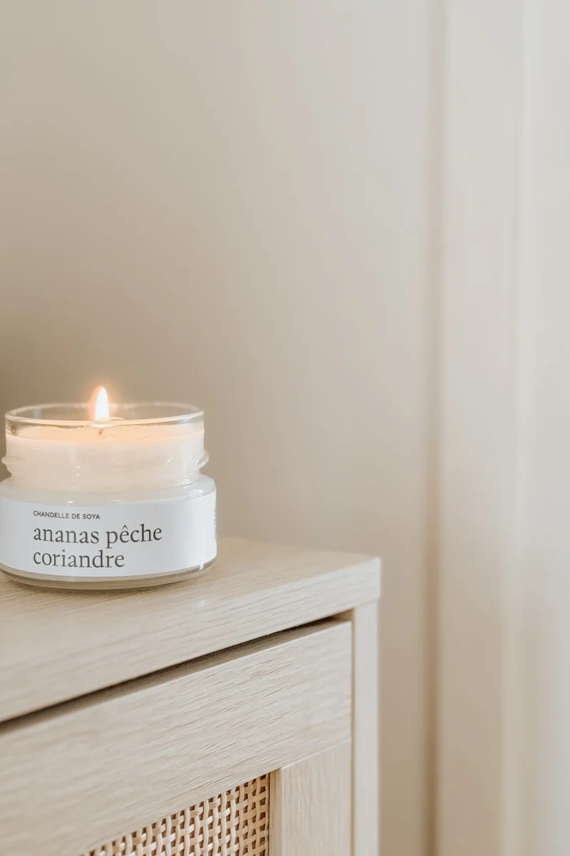 CHANDELLE DE SOYA - Ananas pêche coriandre