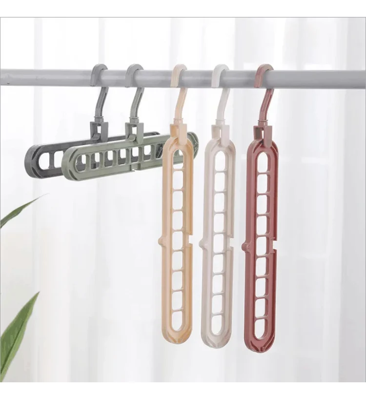 Lot de 6 Porte cintre 9 trous