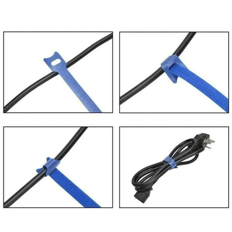 Attache cable en velcro