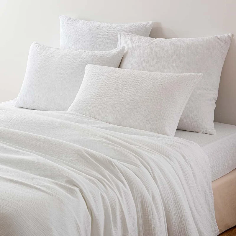 Parure de lit en gaze de coton