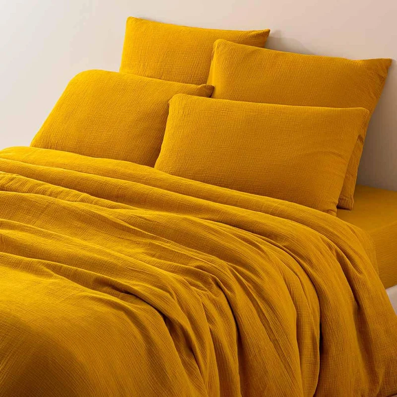 Parure de lit en gaze de coton