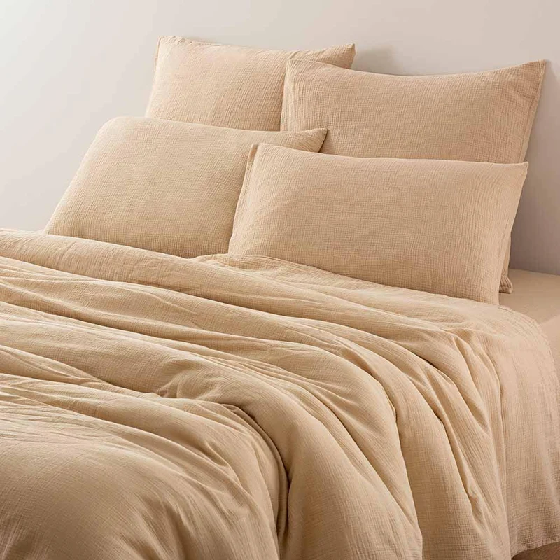 Housse de couette en gaze de coton