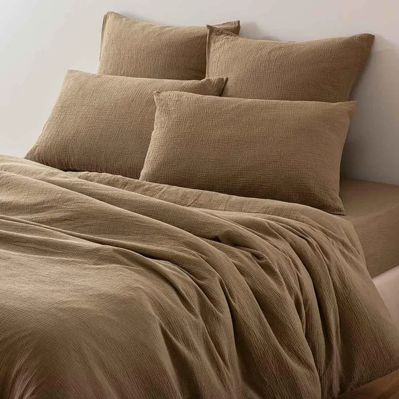 Housse de couette en gaze de coton