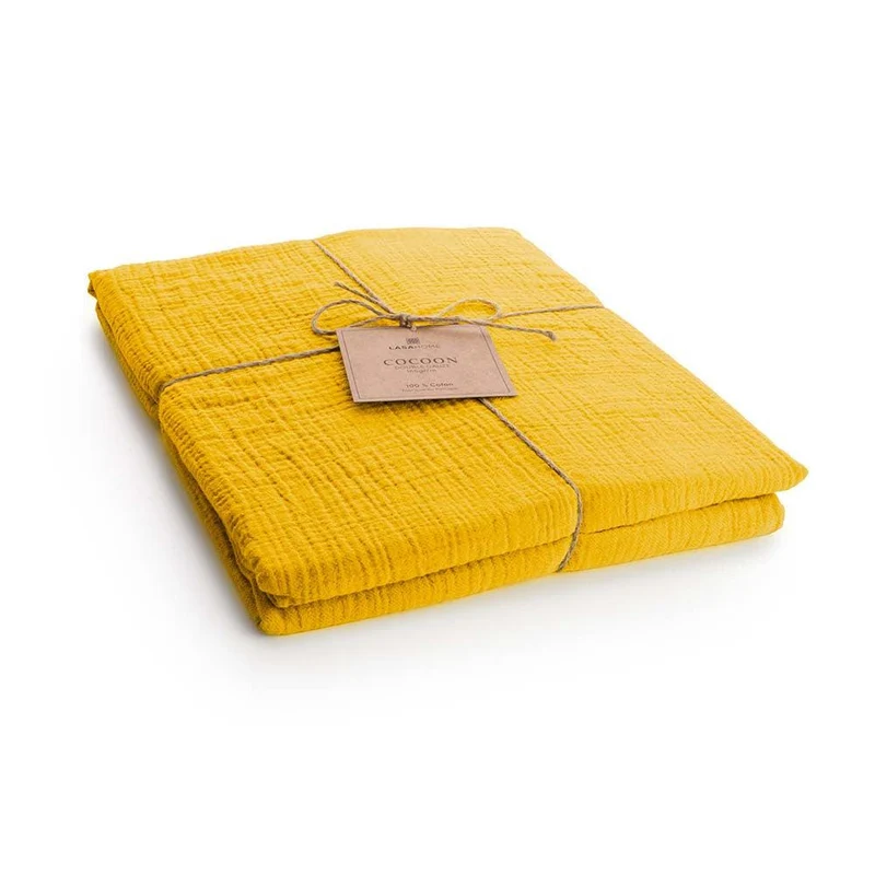 Housse de couette en gaze de coton