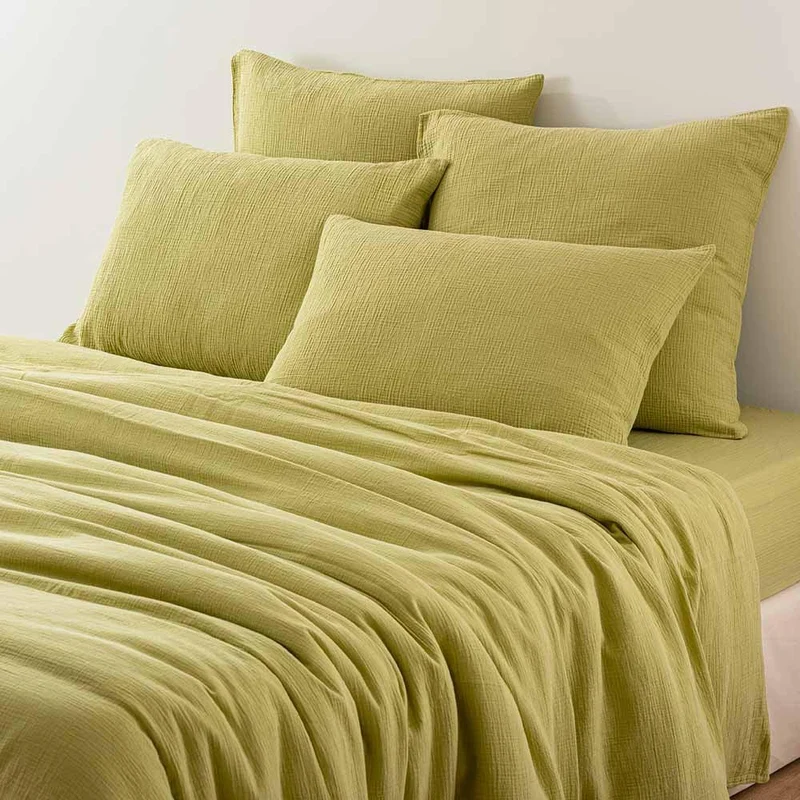 Housse de couette en gaze de coton