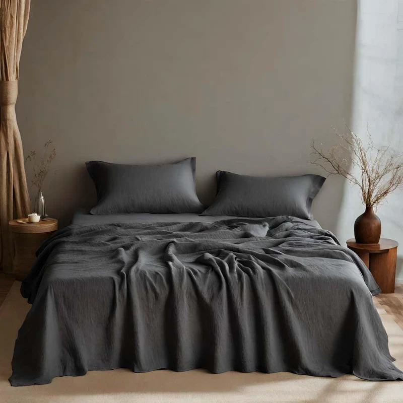 Drap plat en gaze de coton