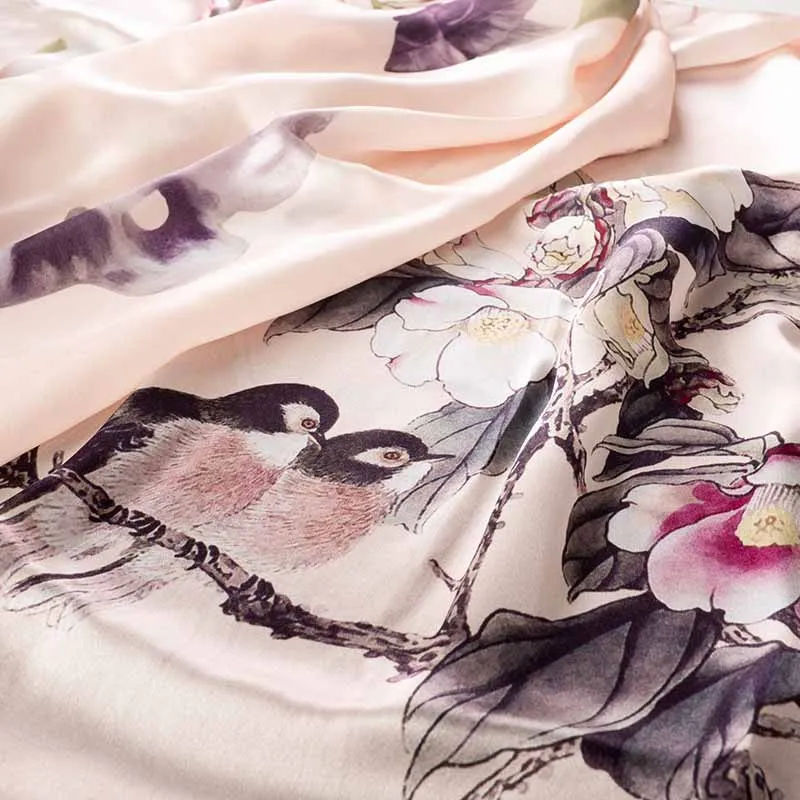 Foulard en soie Fuji