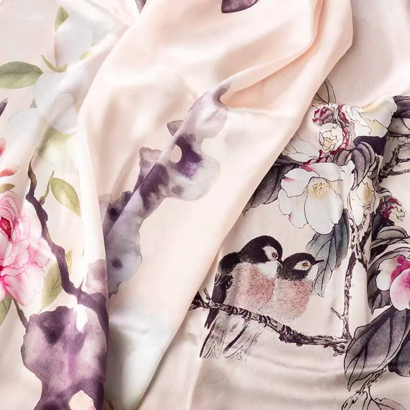 Foulard en soie Fuji