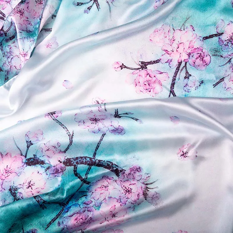 Foulard en soie Sakura