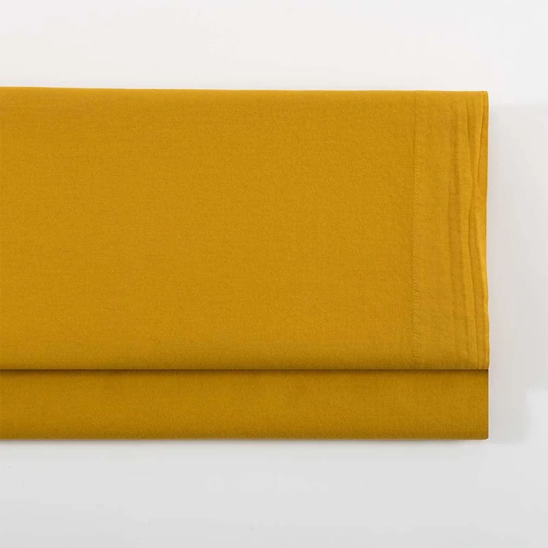 Drap plat coton lavé