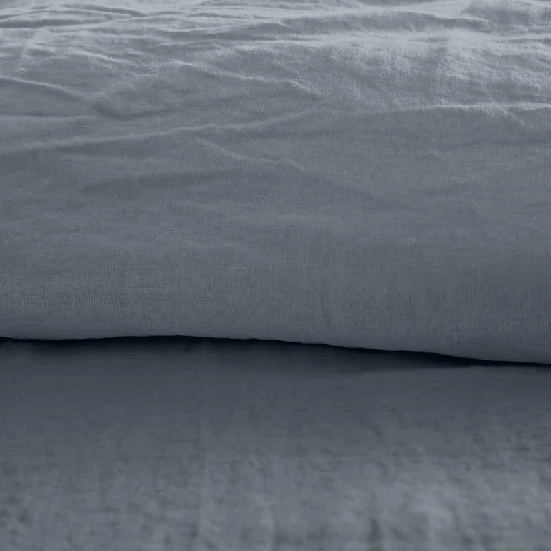 Drap housse pur lin lavé Bohème