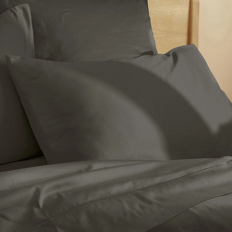 Taie d'oreiller satin pur coton bio Signature