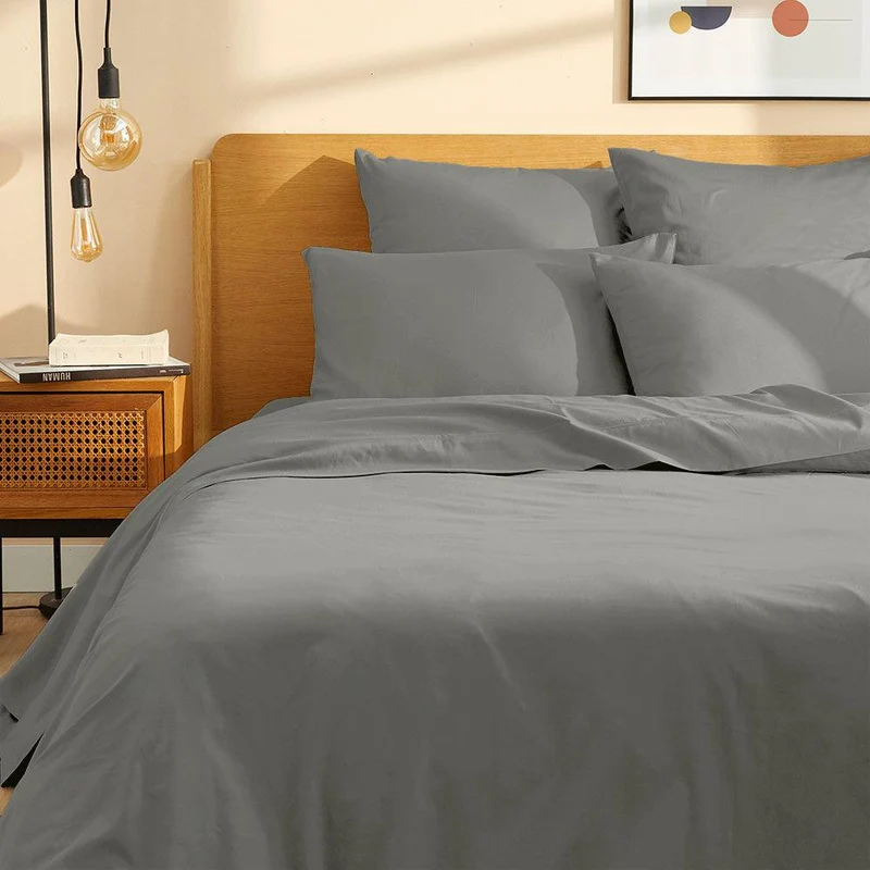 Housse de couette satin pur coton bio Signature