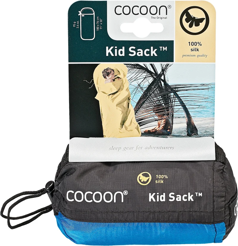 Drap de sac de couchage 100% soie enfant