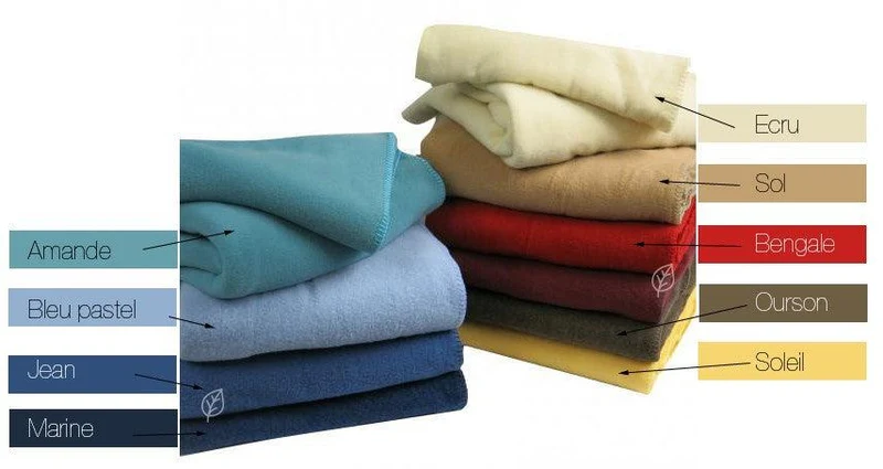 Plaid laine agneau mérinos 300g