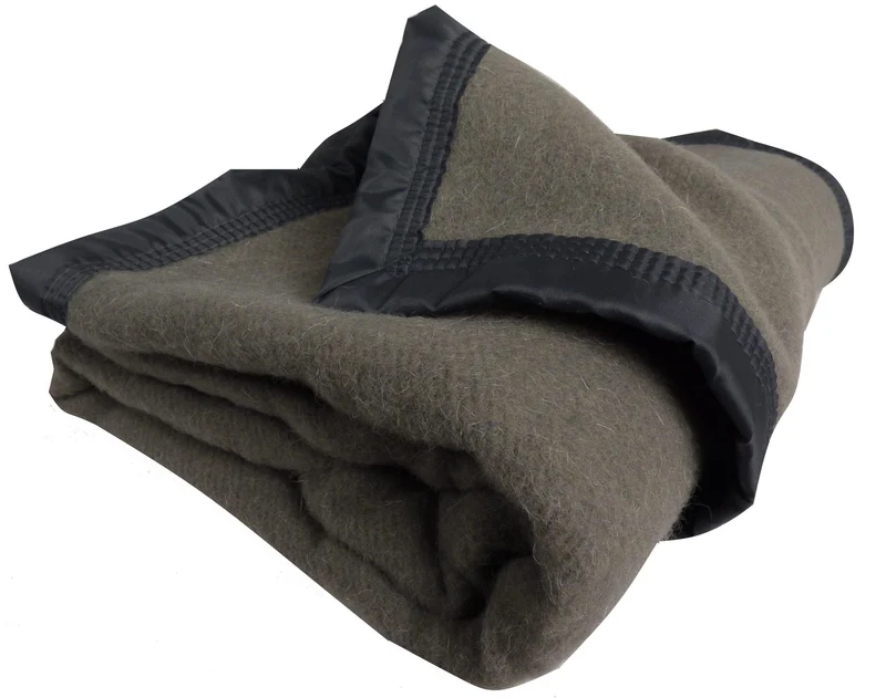 Couverture laine vierge Woolmark Eté 350g Diane