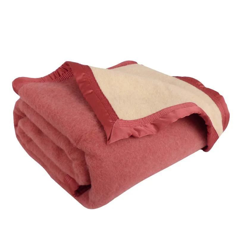 Couverture laine vierge Woolmark Hiver 800g Everest