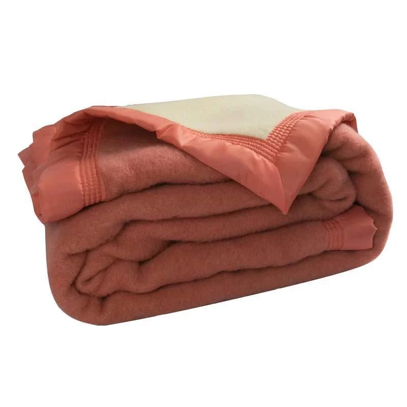 Couverture laine vierge Woolmark Hiver 800g Everest