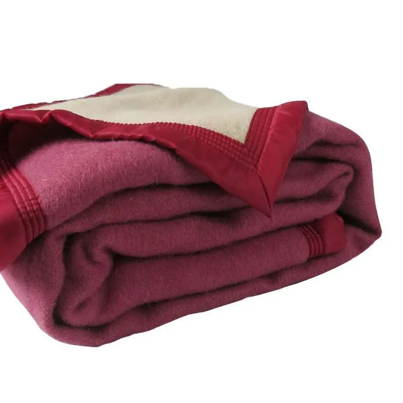 Couverture laine vierge Woolmark Hiver 800g Everest