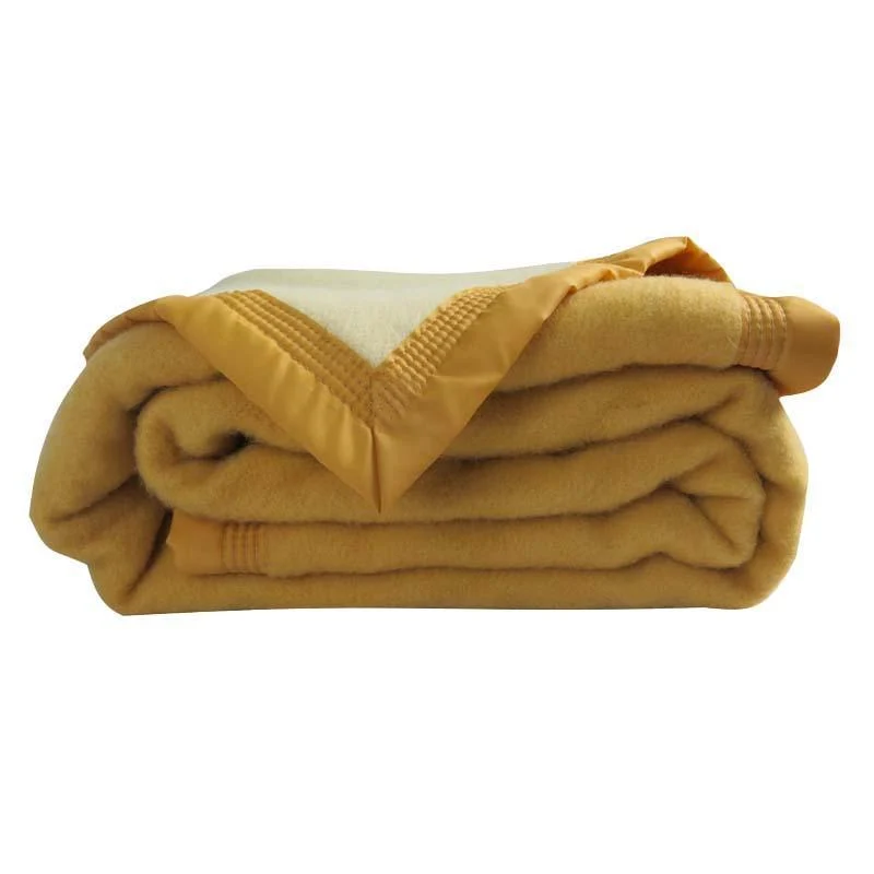 Couverture laine vierge Woolmark Hiver 800g Everest