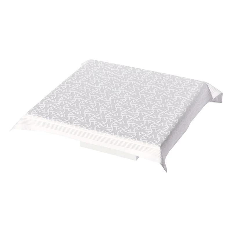 Déstockage Nappe Maillons Silver 140X140 cm