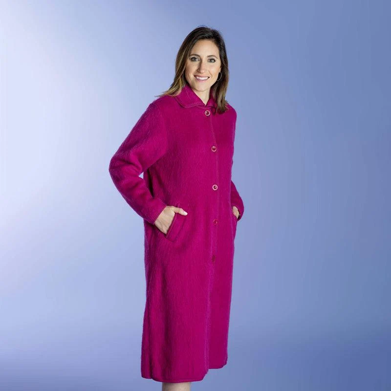 Robe de chambre boutonnée 7/8 ème
