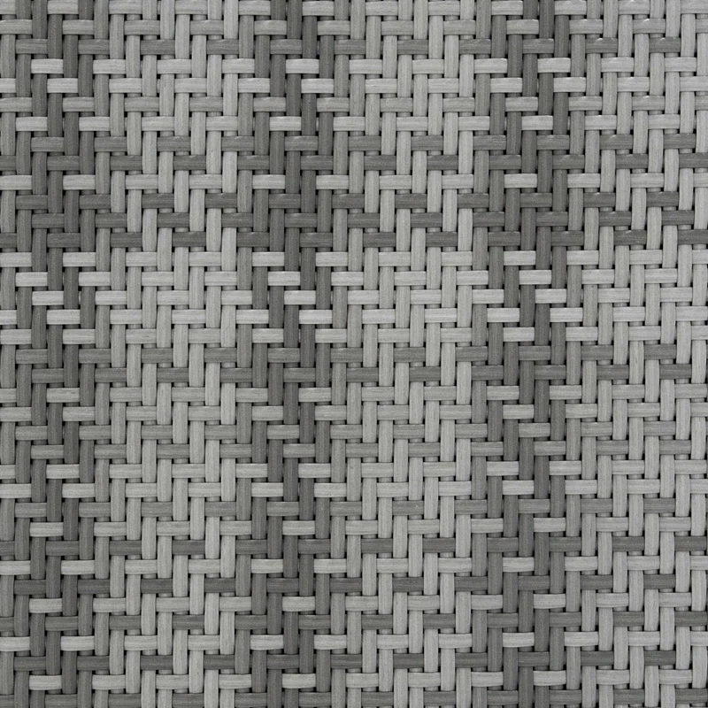 Coffre de Rangement d'Extérieur 700 L en Rotin Gris