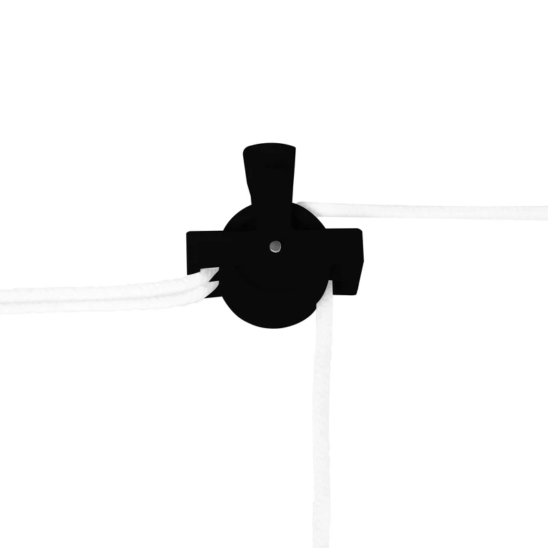 Étendoir à Linge Suspendu de 0,9 m - Noir
