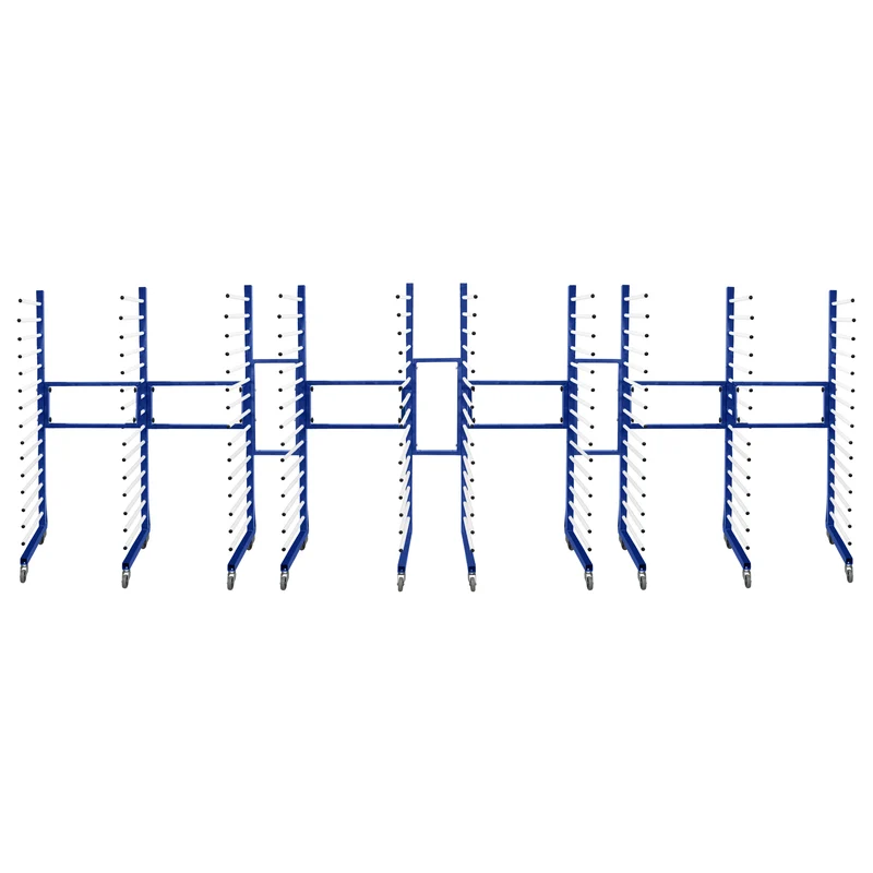 T-Mech Lot de 5 Chariots de Séchage Combinables & 4 Connecteurs