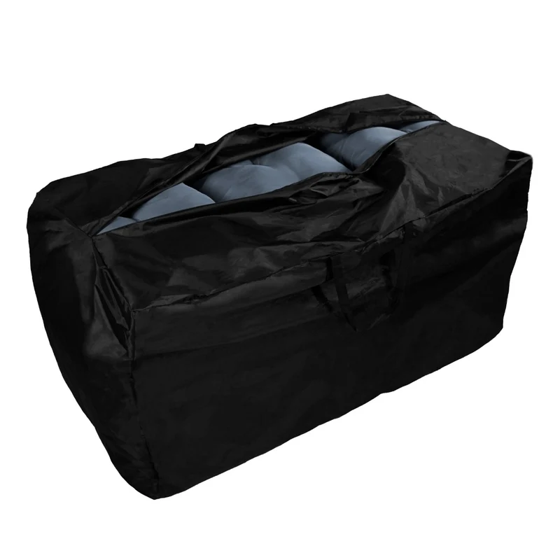 Coffre de Rangement d'Extérieur 582 L en Rotin Marron