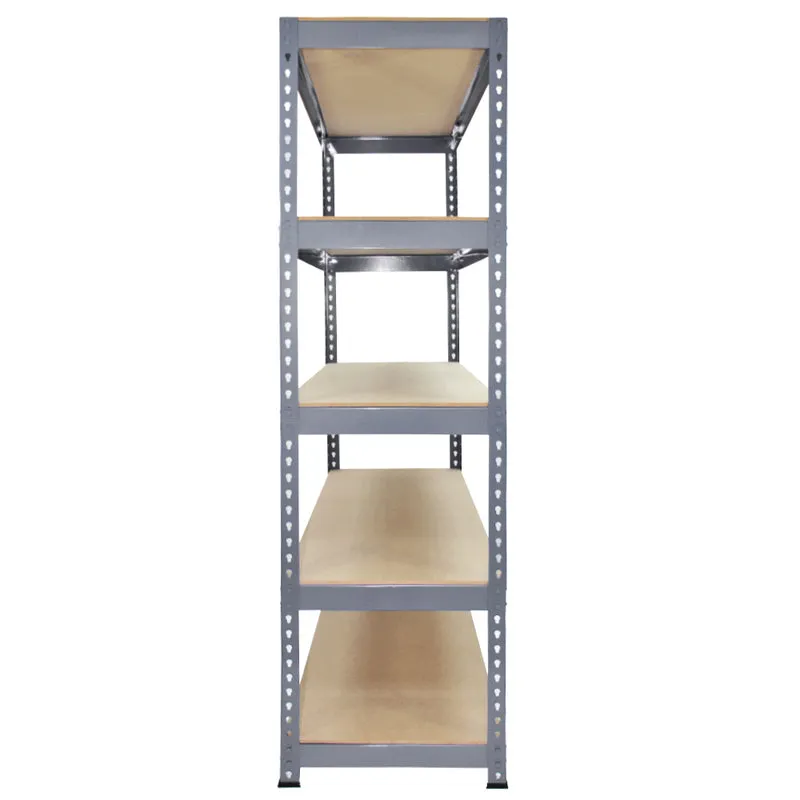 Monster Racking - 3 Rayonnages Q-Rax en Acier Gris 120 x 50 x 182,5 cm