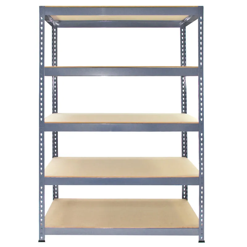 Monster Racking - 1 Rayonnage Q-Rax en Acier Gris 120 x 50 x 182,5 cm