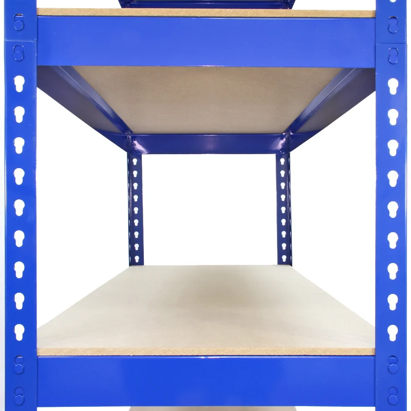 Monster Racking - 3 Rayonnages Q-Rax en Acier Bleu 120cm x 50cm x 180cm