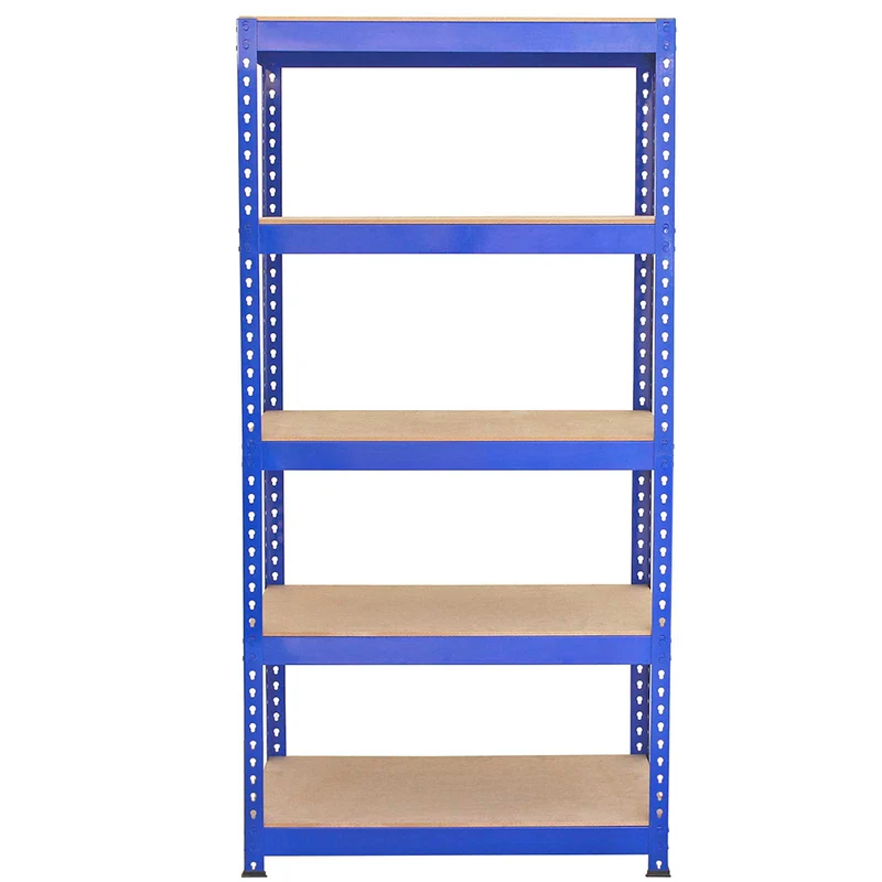 Monster Racking - 1 Rayonnage Q-Rax en Acier Bleu 90 cm x 50 cm x 182,5cm