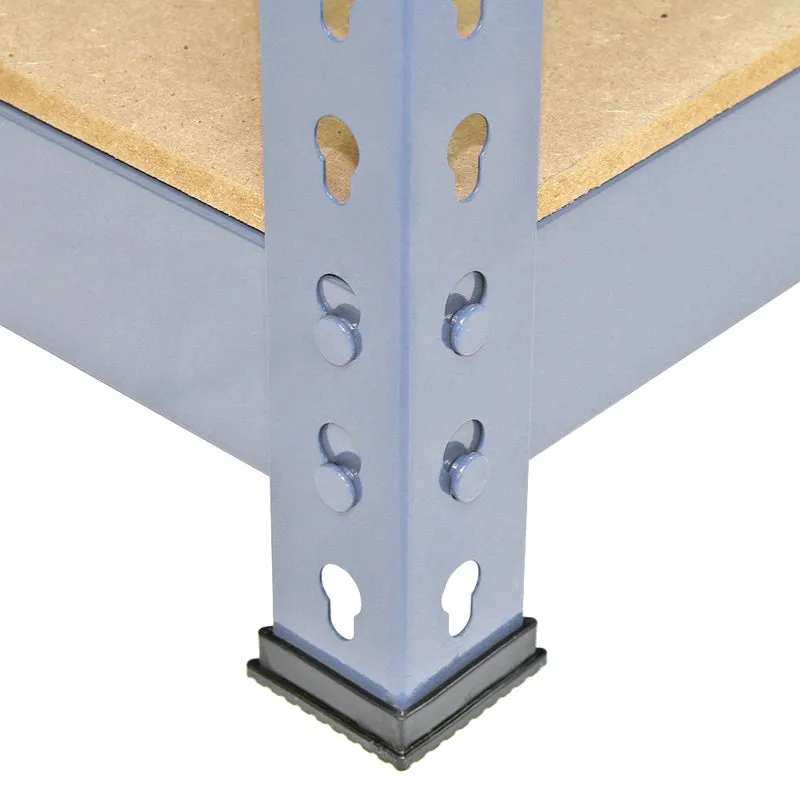 Monster Racking - 3 Rayonnages Q-Rax en Acier Gris 90cm x 50cm x 182,5cm & Maillet