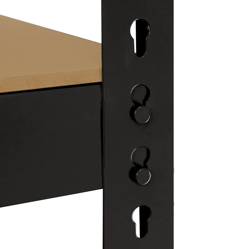 Monster Racking - 1 Rayonnage Q-Rax en Acier Noir 160cm x 60cm x 160cm