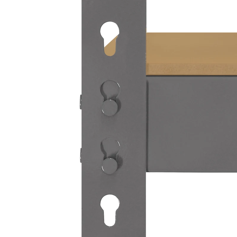 Monster Racking - 1 Rayonnage Q-Rax en Acier Gris 160cm x 60cm x 160cm